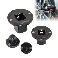 Kit de réparation automobile universel CR-MO, adaptateur de douille magnétique circulaire à profil bas pour clé à chocs/clé à cliquet/clé manuelle/clé électrique