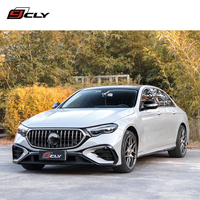 Untuk Suku Cadang Mobil W213 ke W214 benz 2016-2023 E Class W213 Upgrade ke 2025 W214 E53 AMG Aksesoris Bumper Mobil Lampu Depan Lampu Belakang