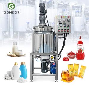 Pneumatic Vacuum Fertilizer Cosmetic 30l 50l 100 Liter 300l 5000l 6000l Stainless Steel Mixing Tank with Agitator - Product Image 1