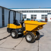 Angle de rotation maximal 260 ° Rotation Mini Dumper Roue en caoutchouc hydraulique Dumper Béton Dumper
