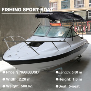 Bote de Pesca Rápida de Fibra de Vidrio Tipo 550/600 - Product Image 4