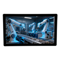 10.1 13.3 15.6 18.5 21.5 27 pouces lumière du soleil lisible Lcd ordinateur intégré Hmi Linux Android Ip65 écran tactile industriel panneau Pc