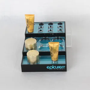 Espositore per lucidalabbra in acrilico personalizzato di alta qualità, display per rossetto, espositore per balsamo per le labbra