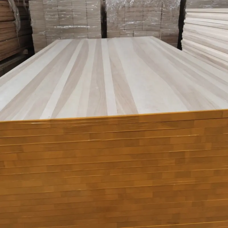 Wholesale Paulownia/Poplar/Pine/Oak/Cidar Wood Board Edge Glued Wood Timber Panels for Furniture and Decoration