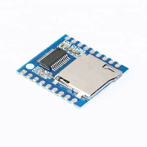 โมดูลควบคุมเสียงผ่านพอร์ตซีเรียล XY-V17B, บอร์ดเล่น MP3 แบบทริกเกอร์ MCU IO รองรับการ์ด SD TF สำหรับจัดเก็บเสียง - Product Image 1