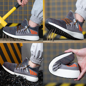 Chaussures de sécurité tendance à prix réduit, avec embout en acier, respirantes et confortables, résistantes à l'usure, légères, pour hommes, pour le travail - Product Image 2