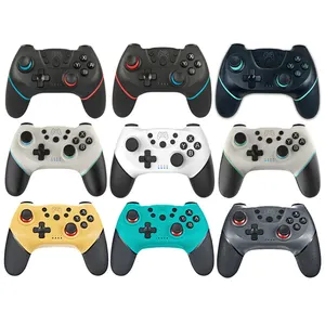 Gamepad BT nirkabel, untuk Switch Pro Joypad pengontrol Joystick jarak jauh untuk Android/PC Gaming Manette