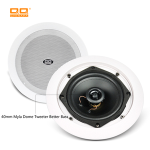 QQCHINAPA Professional Home Theater Hifi Audio System Ceiling Speaker Smart <strong>Device</strong> 6W 2-way 6 Inch Speakers Metal Plastic AC 3W - Product Image 4