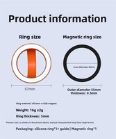 Support de téléphone en silicone réglable à 360 degrés, support magnétique flexible pour téléphone portable