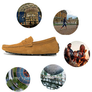 Groothandel Kameel Bruine Loafers Schoenen Mannen Designer Koe Lederen Merk Kantoorschoenen Mannen Hoge Kwaliteit Jurk Schoenen - Product Image 6