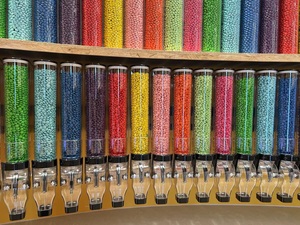 ECOBOX in plastica per noci gravitazionali sfuso distributore di cereali per alimenti secchi Dispenser di caramelle per grano Gravity bidoni per alimenti alla rinfusa per negozio - Product Image 6