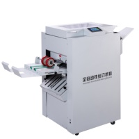 Máquina Plegadora de Papel Semiautomática WS-1701, Máquina Comercial para Plegar Documentos para Impresión Digital y Centros de Copiado