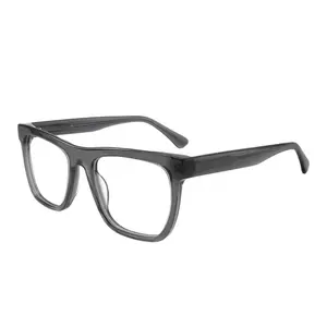 Kant En Klaar Voorraad Groothandel Acetaat Optische Frames Vierkante Brillen Frames Spektakel Kunststof Optische Frames