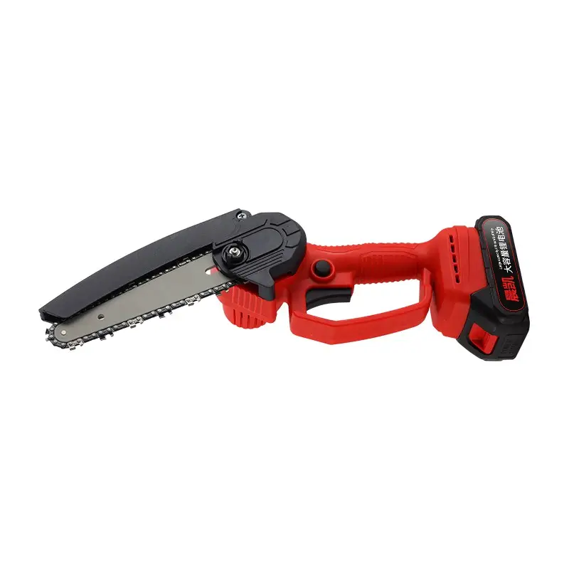 6 Inch Electric Chain saws Cutting Concrete Cordless Lithium Battery Powered Mini Chain Saw Blade Chainsaw