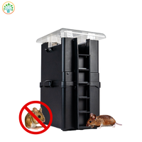 Piège à rongeurs intelligent en ABS solide |   Dispositif de contrôle des souris automatique 24/7, écologique et étanche |   Capture 40 rats |