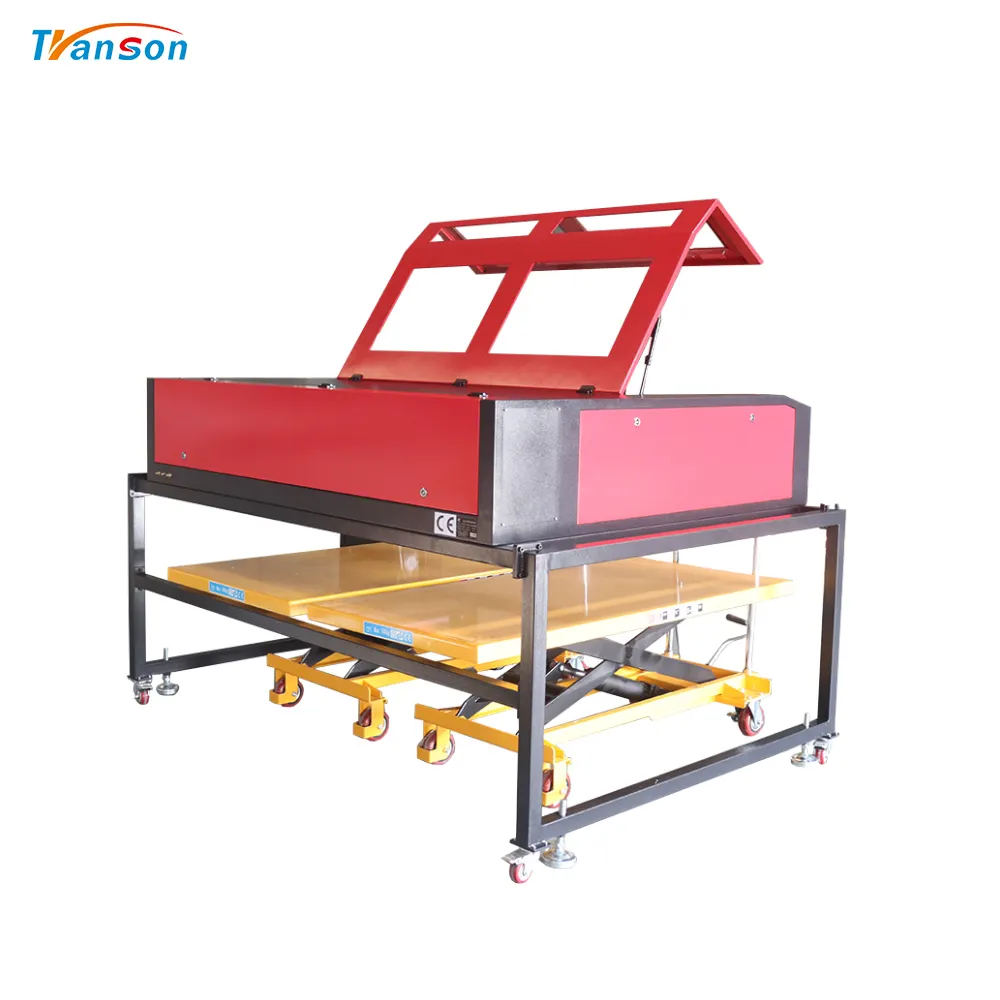130-150W laser engraving and cutting machine 1390 new laser machine with Elevating truck