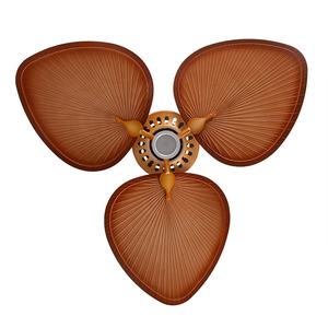 Kipas Angin Retro Bentuk Daun Pisang, Motor Inverter Mewah, Kipas Angin Plafon dengan Lampu dan Remote Control - Product Image 2