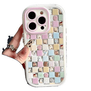 <span class=keywords><strong>Coque</strong></span> de téléphone en TPU colorée avec motif animalier de dessin animé et support de téléphone pour 15/16 Pro Max/13/XR/14 Pro, <span class=keywords><strong>protection</strong></span> antichoc - Product Image 5