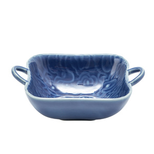 Ceramic Square Fruit Plate Double Eared Porcelain Dried Fruit Dish Tea Room Wedding Party <b>Snack</b> <b>Tray</b> - Product Image 5