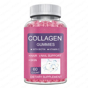 Gummies de collagène de marque OEM, biotine, vitamine C, produits de beauté, soutien pour les cheveux, la peau et les ongles, 60 unités, complément alimentaire pour femmes - Product Image 5