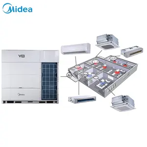 مكيف ذكي Midea Media SuperSense 24Ton مكيف هواء HVAC تيار مستمر محول تدفئة مركزية تبريد مكيف هواء للمكتب