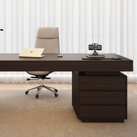 Escritorio de Madera Maciza de Estilo Italiano Minimalista para el Hogar, Escritorio de Computadora Moderno de Lujo Ligero para Estudio, Garantía de 3 Años, DIY
