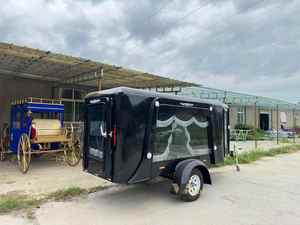 Towable Funeral Hearse Transport <b>Trailer</b> Towed Funeral Carriage Custom Paint for Africa Nigeria Funeral Service Wholesale - Product Image 5