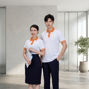 เสื้อโปโลสีขาวคลาสสิกสำหรับผู้ชายและผู้หญิง - Product Image 3