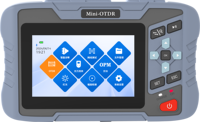 NK4350 MiniOTDR Penguji Serat Optik Multi Fungsi Uji PON Langsung OPM VFL OLS RJ45 Bluetooth untuk Pemeliharaan Jaringan FTTH Telekomunikasi