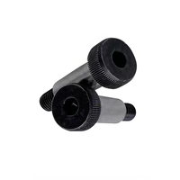 Vis à embase hexagonale pour machine-outil, en acier allié, oxyde noir, vis de fixation ISO 7379, tailles M5 à M10 pour glissière