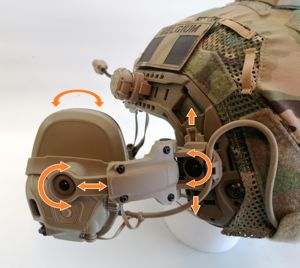 TS TAC-SKY TSAMP战术新型数字双DPS听力保护电子耳罩战术耳机射击耳机 - Product Image 2