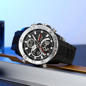 Montre analogique numérique multifonction étanche SKMEI 2476 pour homme, Relogio Masculino, vente en gros, montre sport en silicone - Product Image 1