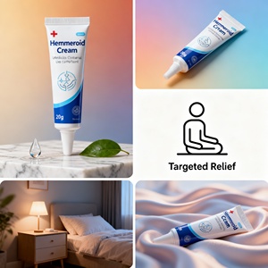 Ungüento y Crema para el Alivio del Dolor de <span class=keywords><strong>Hemorroides</strong></span> y Fisuras Anales a Base de Hierbas ZB 20g con Logotipo Personalizado, Dispositivo Médico Clase I - Product Image 6
