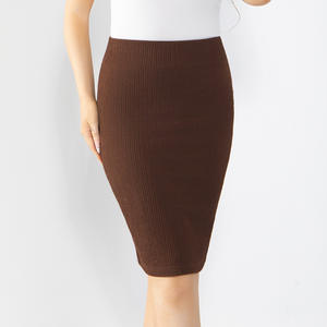 Vestido Midi Ajustado de Seda Brillante Personalizado de Alxin, Vestido Largo de Cintura Alta, Elástico y Ajustado, Ropa para Niñas, Faldas para Mujer - Product Image 4