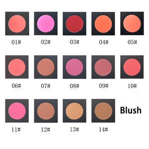<strong>Wholesale</strong> 14-Color High Pigment Vegan Blush Custom Powder Blush With Mirror <strong>Makeup</strong> Neutral Blush Powder - Product Image 2