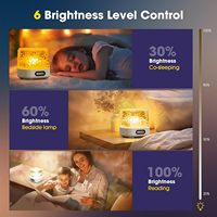 Projecteur d'aurores boréales LED TSINYE avec haut-parleur Bluetooth, 16 couleurs, lampe de table Luminorthe Cube avec commande tactile/télécommande