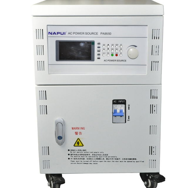 PA9550 Vertical Program Control Variable Frequency AC Power Supply 0-300V 0-5KW AC Source 220V10% Input 45Hz-400Hz Output