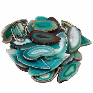 Lempengan batu akik alami untuk pernikahan, Top pendulum batu akik cahaya bor liontin batu untuk membuat perhiasan/penyembuhan/meditasi - Product Image 3