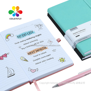 Chất lượng cao và nhà máy giá tùy chỉnh in ấn A5 Kích thước sữa máy tính xách tay cai trị dòng PU chương trình nghị sự máy tính xách tay - Product Image 6