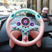 Volant de Jeu de Simulation Interactif Électrique Développant pour Enfants, Volant de Voiture Jouet, Volant Jouet