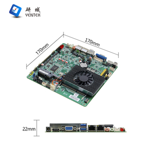 Carte mère OEM ODM avec processeur I3 I5 4ème génération DDR3 MSATA HD VGA LVDS 2 LAN 6 COM Carte mère industrielle Mini ITX - Product Image 2