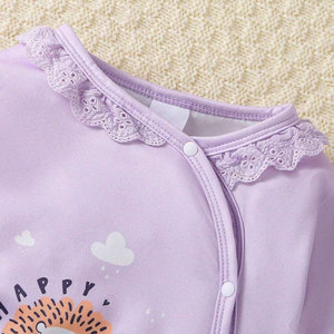 Combinaison bébé en <span class=keywords><strong>bambou</strong></span>/coton biologique pour bébés et tout-petits, tissu tricoté, vêtements pour bébé, imprimé, 12-18 mois, nouveau-né, unisexe - Product Image 2