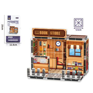 <span class=keywords><strong>ELI</strong></span> TOYS Bloques Magnéticos en Caja de Hierro, 5.5 CM, Juego de Construcción Magnética, Juguetes Educativos de Rompecabezas, Bloques de Construcción Magnéticos - Product Image 1