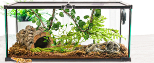 Plantes en PU pour terrarium, vignes flexibles pour reptiles, vignes d'escalade pour jungle, pour <span class=keywords><strong>gecko</strong></span>, serpent, <span class=keywords><strong>lézard</strong></span>, dragon barbu, bernard-l'ermite, grenouille - Product Image 3