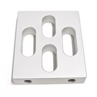 High-volume Grinding CNC Machining Aluminum Silver Anodize Complex Shape Shiny Polish Advanced Surface Treatments