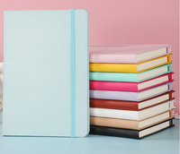 Cuaderno de papelería de cuero PU de dibujos animados A5 con logotipo personalizado cuaderno diario para estudiante