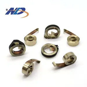 Manufacturer supplier constant force spiral torsion 65mn steel square metal clip volutespiral flat spring