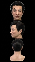Masque de tête réaliste pour homme âgé, avec caractéristiques faciales réalistes, masque de célébrité, masque en silicone réaliste