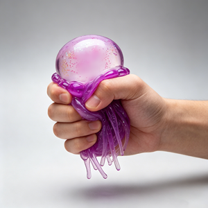 Juguete de Gelatina con Purpurina en Forma de Medusa, Juguete Antiestrés <span class=keywords><strong>para</strong></span> Niños y Adultos, Alivio de la Ansiedad, Juego Sensorial - Product Image 4