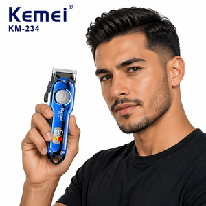 <span class=keywords><strong>Tondeuse</strong></span> <span class=keywords><strong>à</strong></span> <span class=keywords><strong>Cheveux</strong></span> Professionnelle sans Fil Kemei Km-234, Écran LCD, Couleur Rouge Compacte, 5W 900mAh, Prix Abordable - Product Image 5